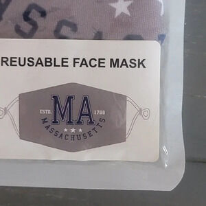 Massachusetts Reusable Face Mask For Unisex
